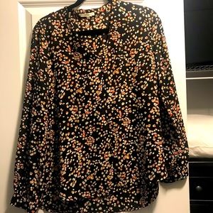 Pleione floral blouse